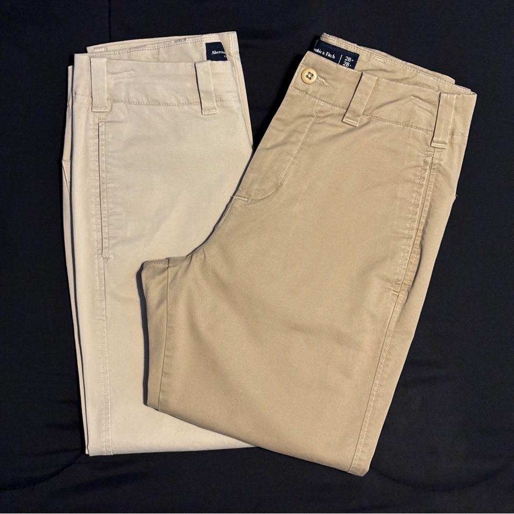 Abercrombie pants 28x28 Sand and Beige color